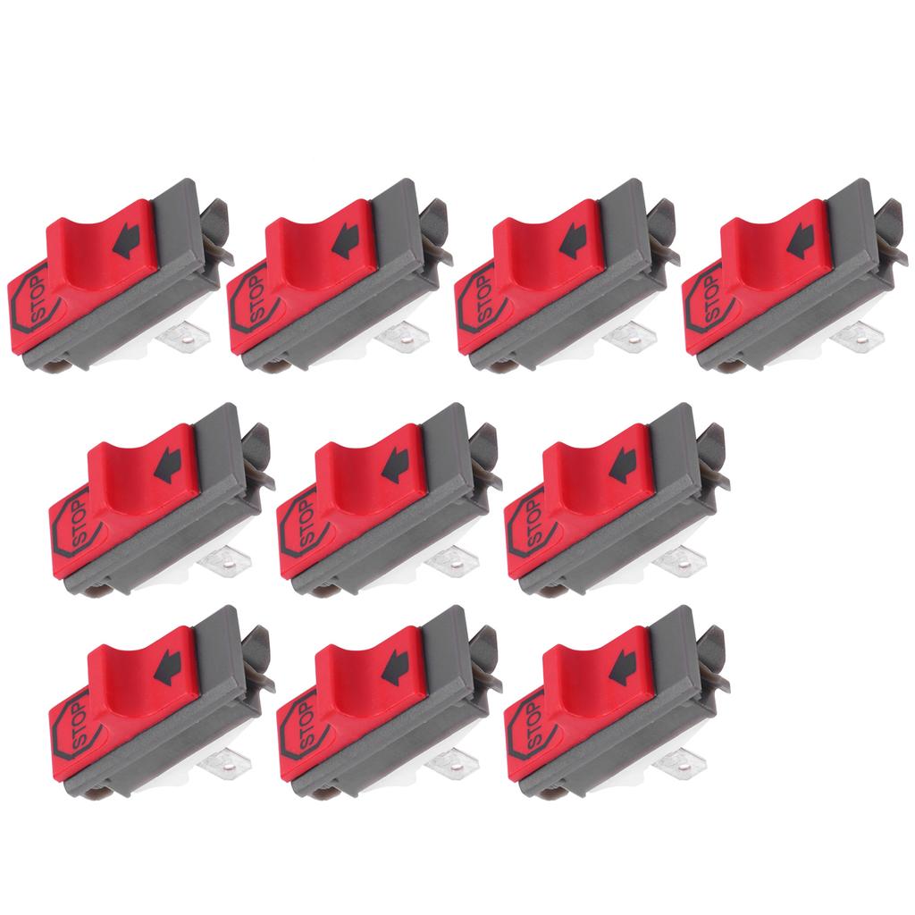 10Pcs On Off Stop Switch for Husqvarna 137 142 36 41 42 136 50 51 55 61 141 266 268 272 281 288