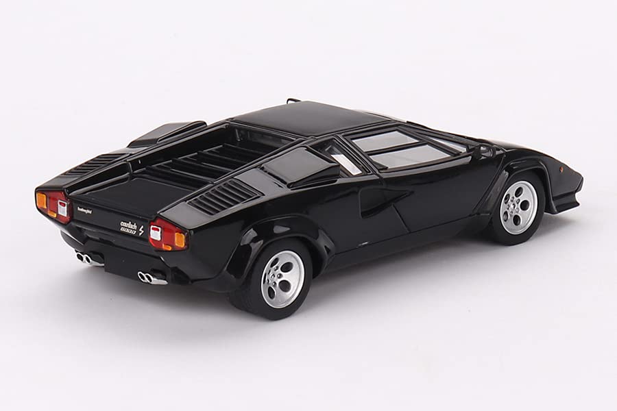 TrueScale Miniatures TSM MODEL Lamborghini Countach 5000S Black Finished Product 1/43