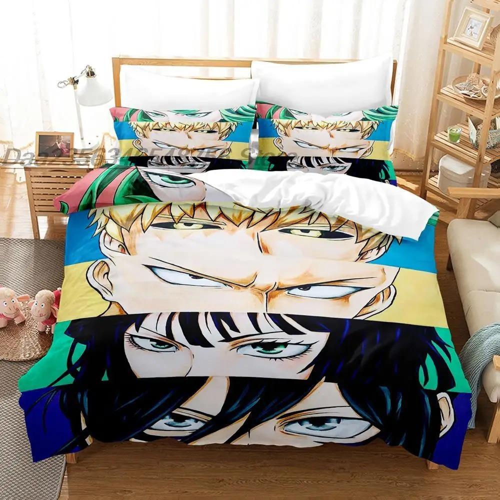 One Punch Man Bedding Set Single Twin Full Queen King Size Bed Set Aldult Kid Bedroom Duvetcover Sets 3D Anime Bed Sheet Set