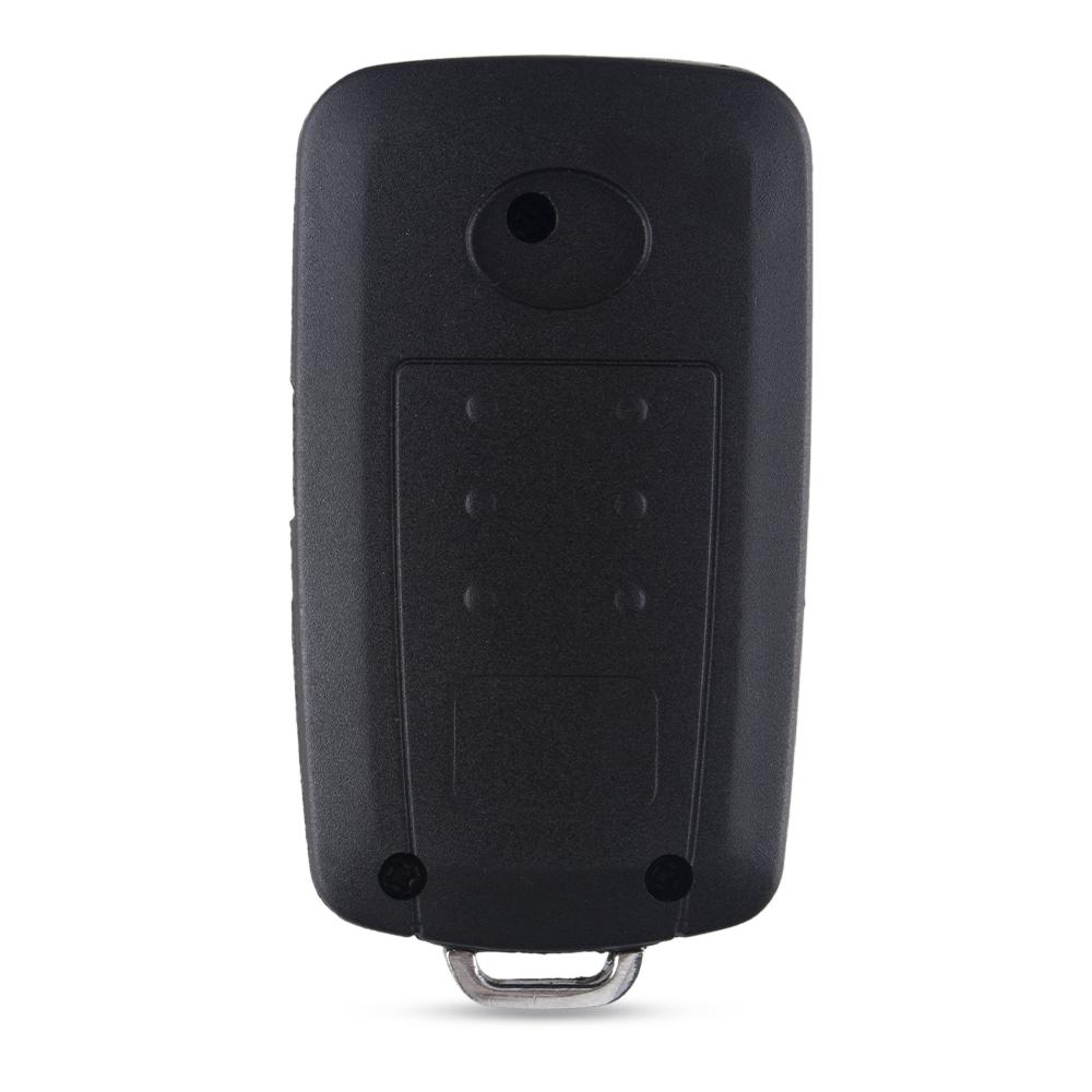KEYYOU For Hyundai H1 Getz Accent For Kia Rio Picanto Carens Remote Key Shell Case Cover 1 Side Button Flip Folding Car Key Left