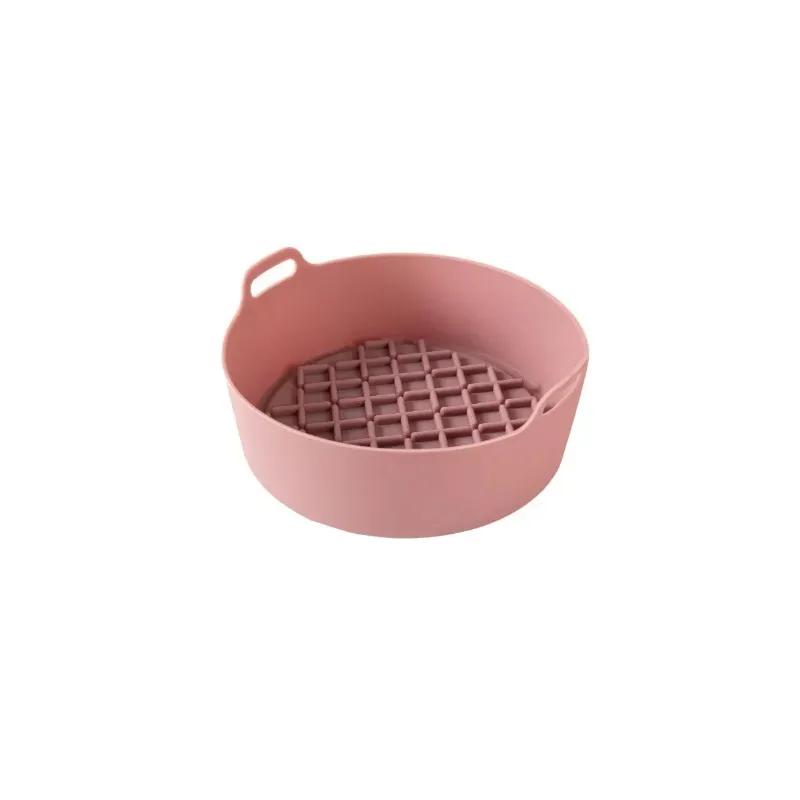 2024 Silicone AirFryer Pot Multifunctional Air Fryers Accessories Bread Fried Chicken Pizza Basket Baking Tray Non Stick Baking Bake