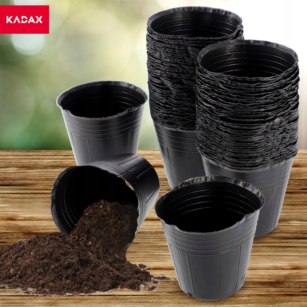 KADAX 100x Doniczki Produkcyjne Doniczka 6cm Do Rozsad Uprawy Sadzonki