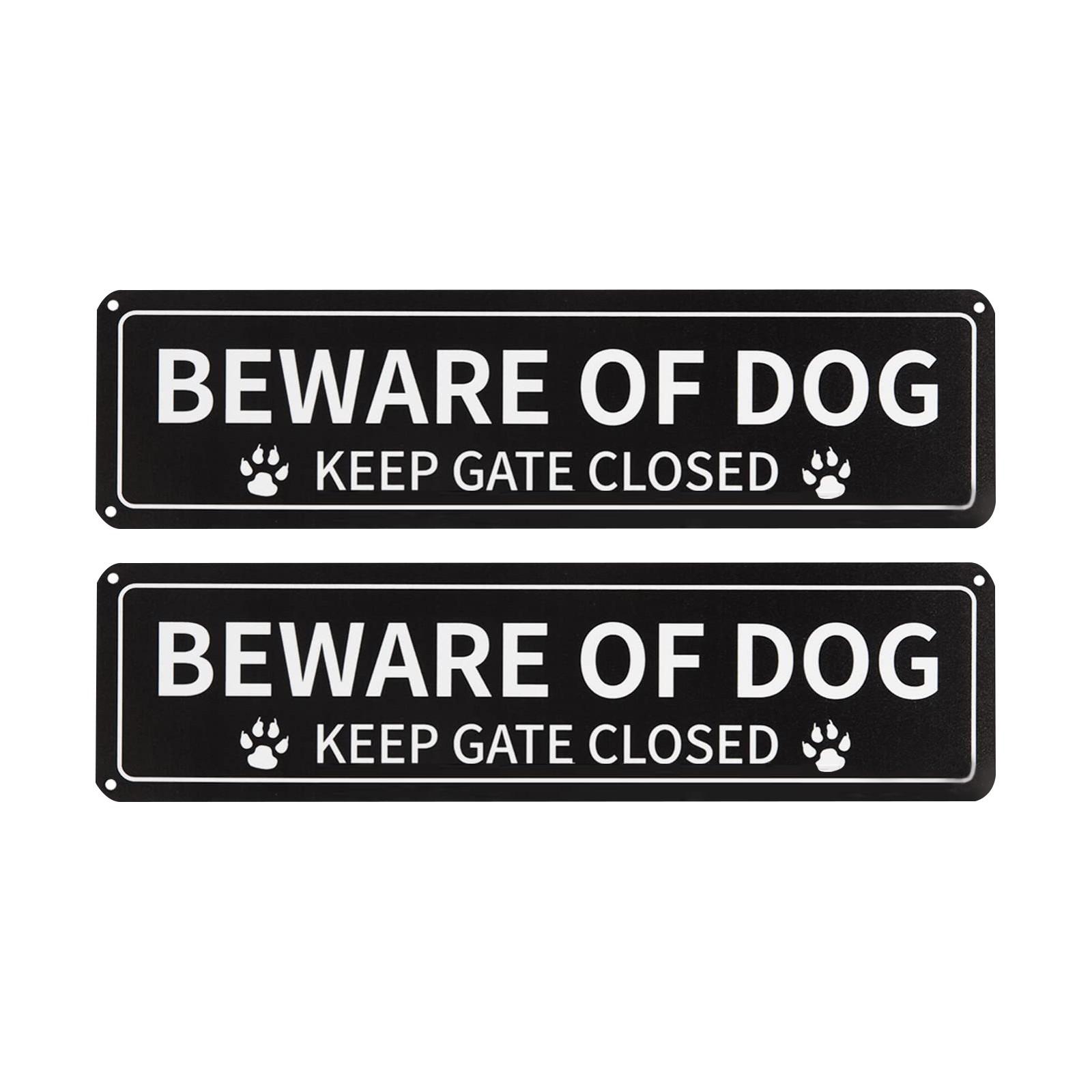 

Знаки «Остерегайтесь собак», алюминиевые знаки, знаки «Держите ограждения закрытыми или закрытыми для собак», знаки, подвески, декоративные дверные номера (1 кусок) One Size белый
