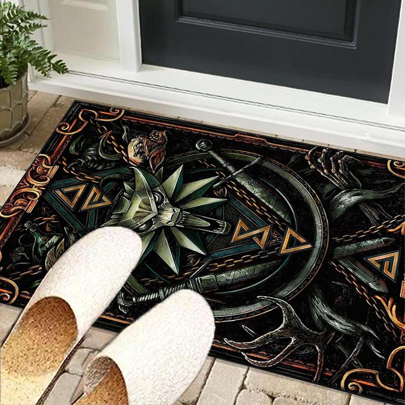 wizard dragon Office Rug Chair Mat, Game Carpet, Suitable for Front Door, Bedroom, Living Room, Desk, Holiday Gift