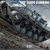 Remote Control Tank, 2.4GHz All Terrain 360 degrees  Rotating Stunt Toy Vehicle with LED Lights, Off Road Tracked Car