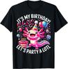 Birthday Axolotl Party T-Shirt