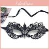 Costume Hollow Party Lace Mask With Water Diamond Decoration Halloween For