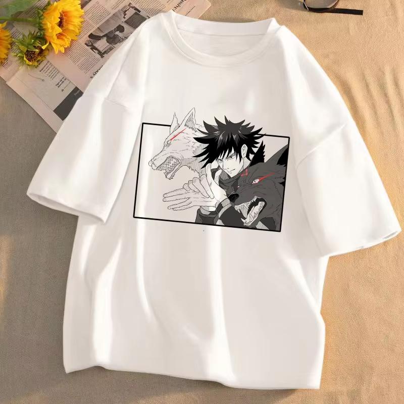 Jujutsu Kaisen Anime Gojo Satoru Itadori Yuji Printed Tshirt Mens and Womens Tshirt Mens Top Sports Tshirt Mens Tshirt