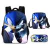School Bag Three-Piece Set, Primary School Bag, Animation Cartoon School Bag, Satchel, Pencil Case.