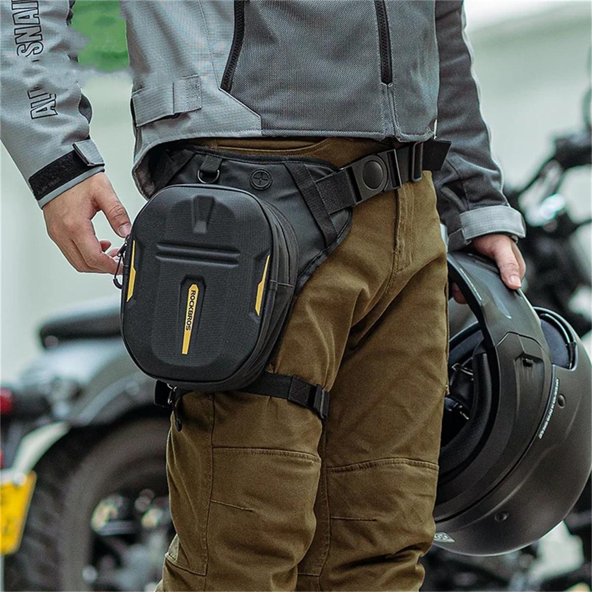 EVA Hard Shell 20-35L Motorcycle Large Capacity Riding Backpack Handbag Seat Trunk Bag Helmet Bag Waist strap bag