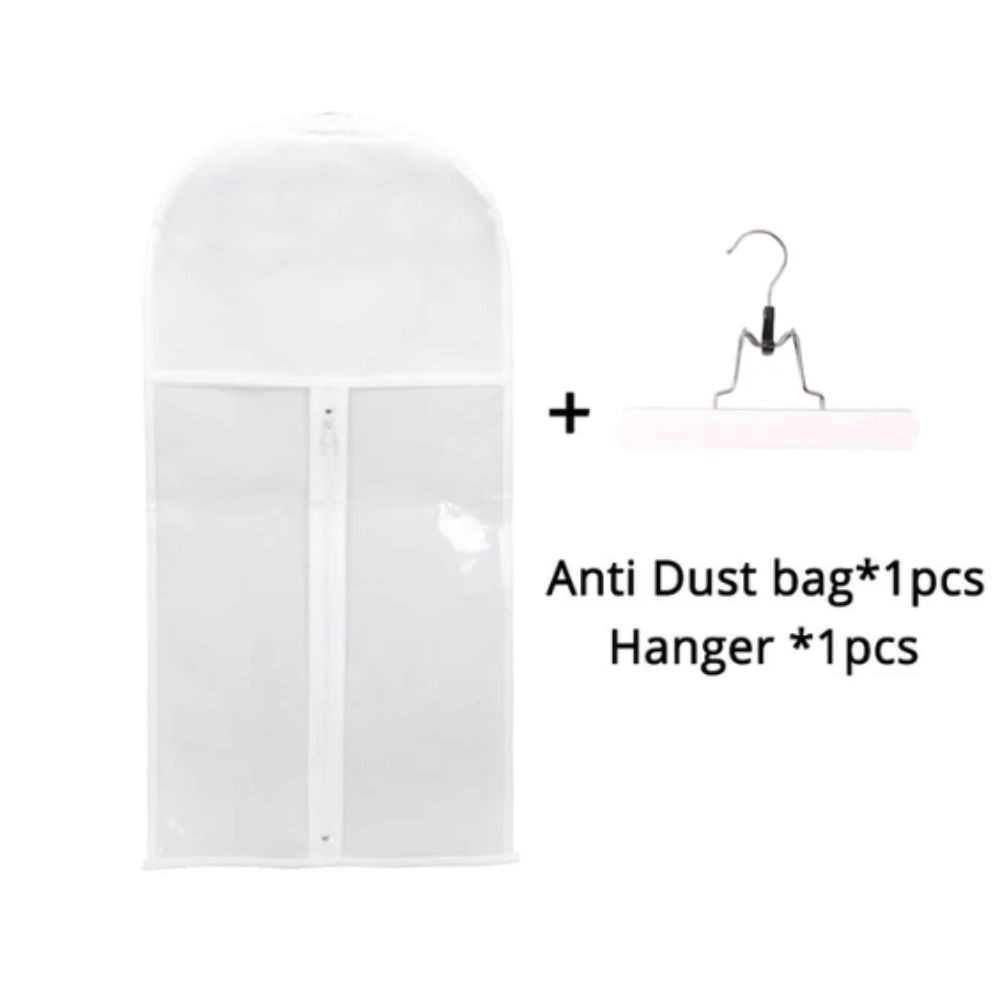 Dustproof Hair Extension Storage Bag 60cm Wig Packing Bags Portable Wig Organizer  Hair