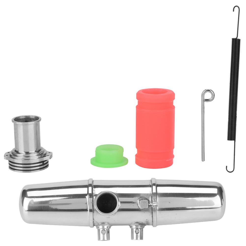 18001P Upgrade Aluminum Alloy Dual Exhaust Joint Tubing for HPI Savage 4.6 5.9 1 8 Nitro Car