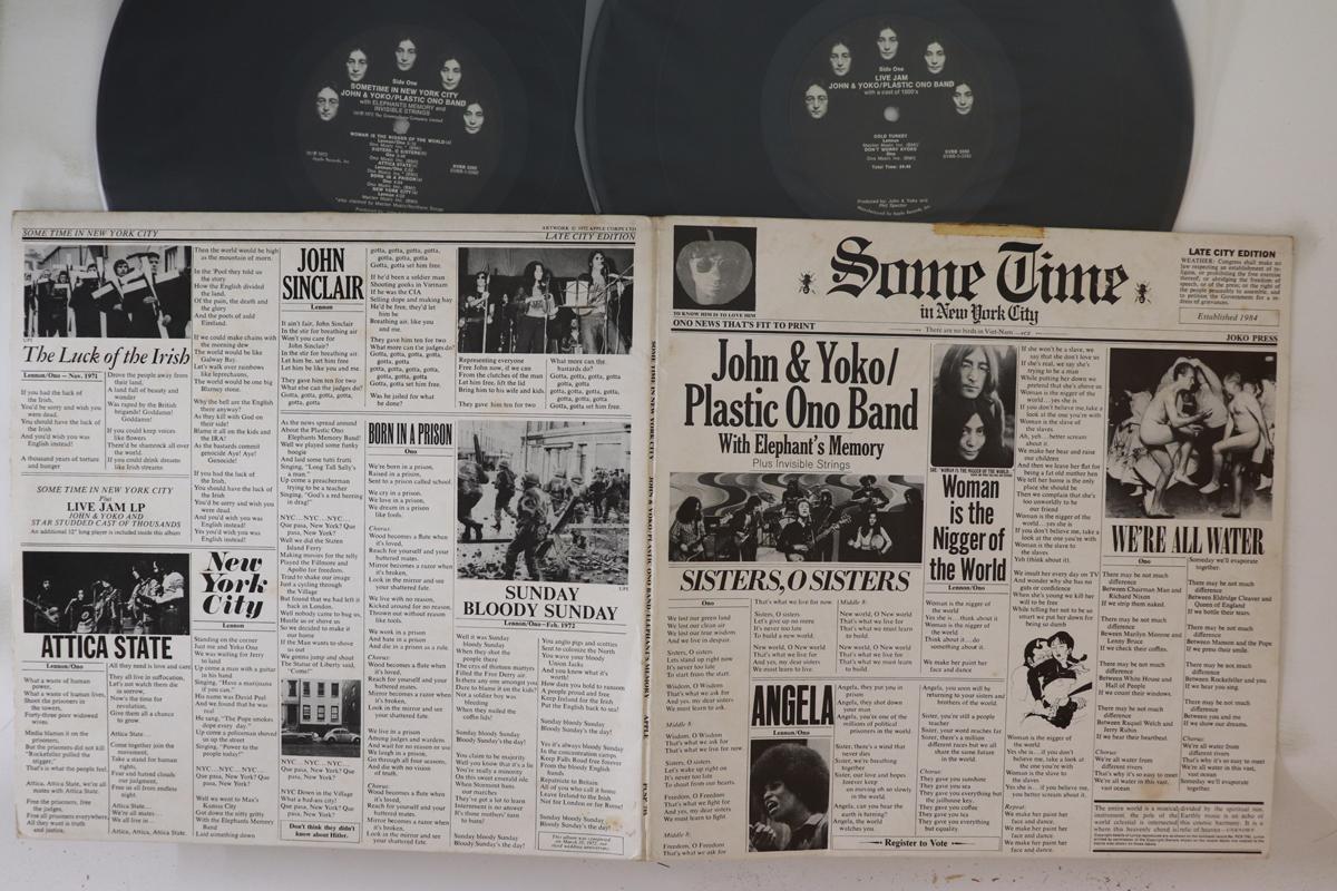 

LP Record JOHN & YOKO - Sometime In New York City SVBB3392 APPLE 1972 US Rock Used
