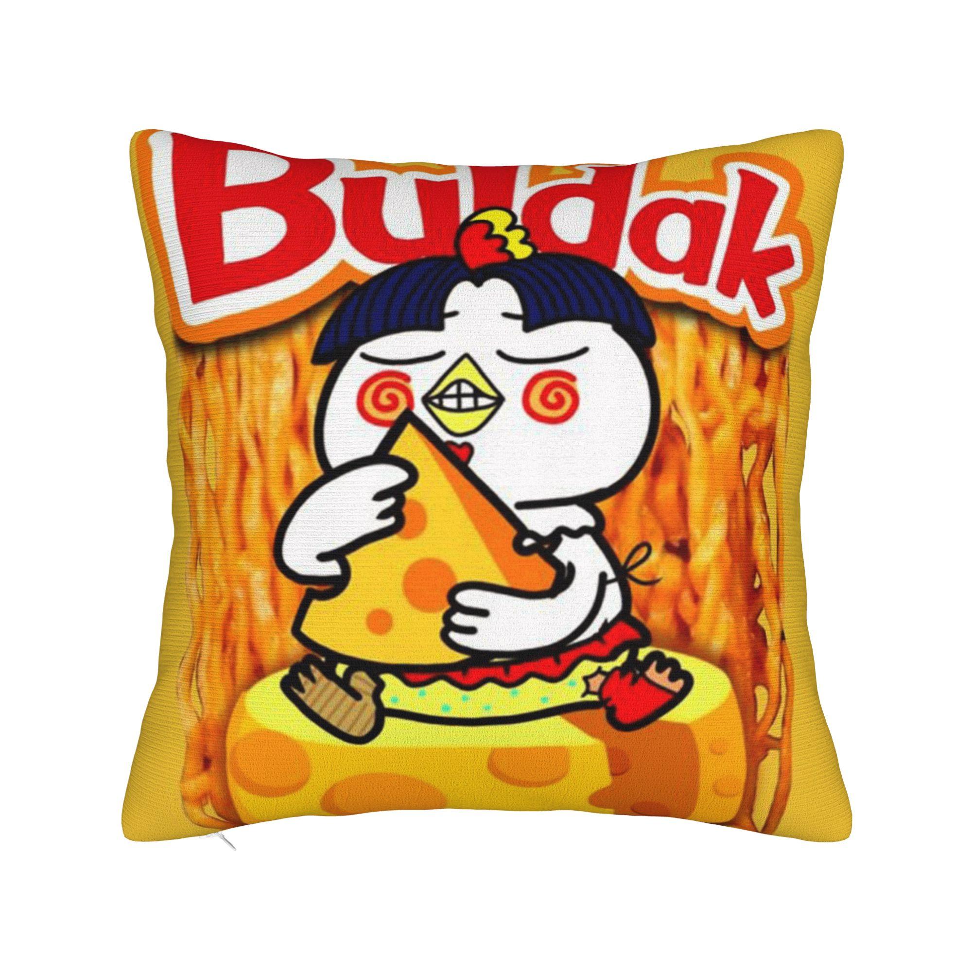 Наволочка Сырный Бульдак Остро-Куриный Рамен Современная Наволочка Для Свадебной Вечеринки Домашний Декор Наволочки 12x12Inch