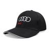 2026 Hot For Audi Car Emblem Embroidery Snapback Baseball Cap Spring And Autumn Outdoor Sports Adjustable Casual Hats Sunscreen Hat
