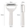 2-in-1 Multi-Purpose Grater & Peeler SetKitchen Vegetable Slicer, Fruit Peeler, Paring Knife & Peeling Tool
