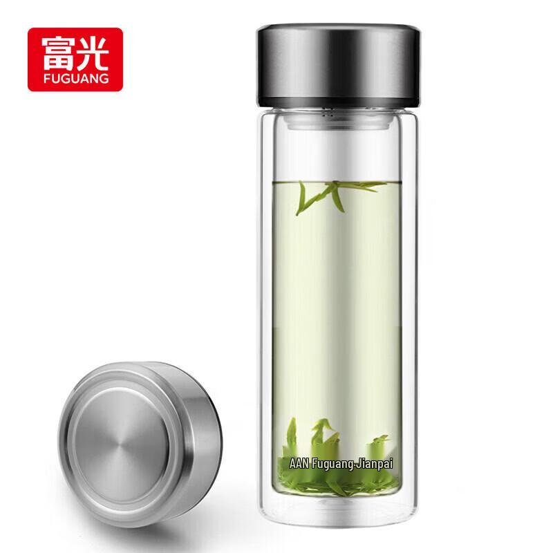 

FUGUANG Double-Layer Glass Tea Infuser Cup