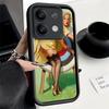 Retro Poster Style Pin Up Girls Soft Phone Case for Xiaomi Redmi Note 15 14 13 12 11 Pro Plus 10S 11S 4G 11T 5G Shell Silicone F