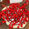37/63cm Artificial Berry Branch Foam Christmas Decorative Red Berries Branch Xmas Tree Tabletop Vase Wealth Fruit Ornaments