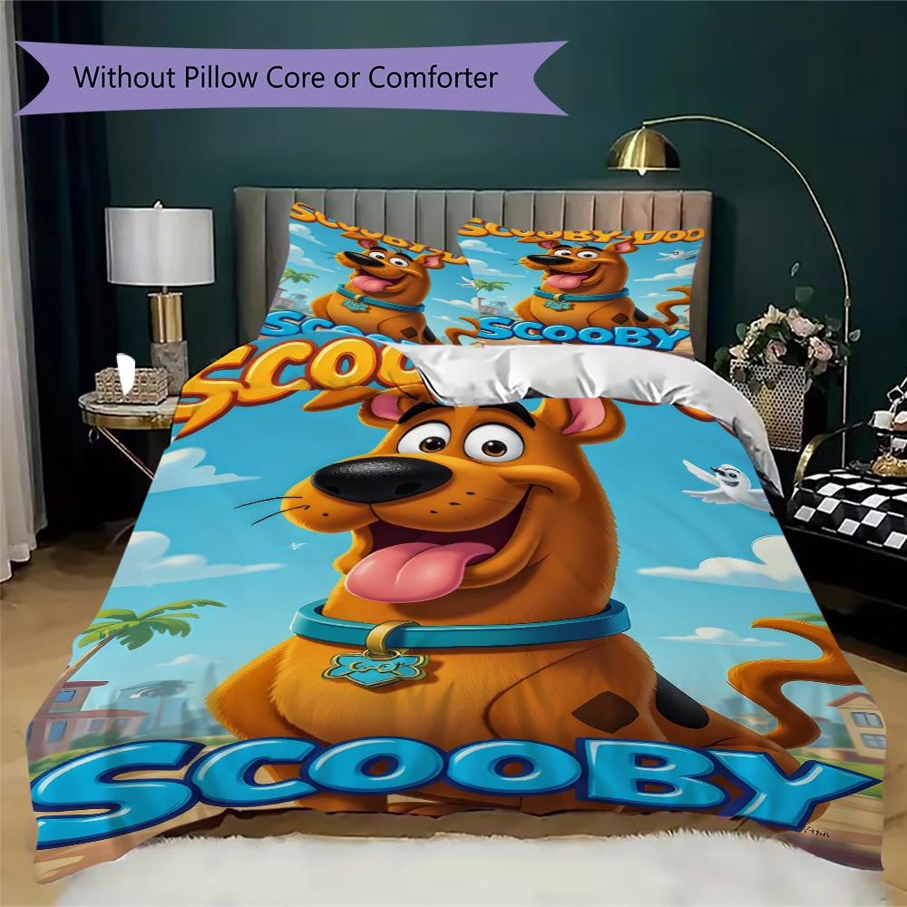 Halloween fantasy comedy adventure cartoon movie Scooby-Doo provides comfortable bedding covers and pillowcases for home use (without core) K11