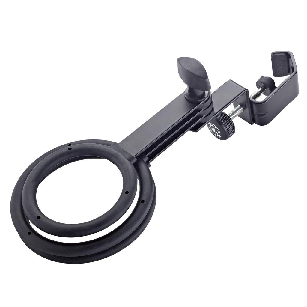 Konig Meyer Triple Mute Holder for Trumpet To Flugelhorn Black and Reliable Made In & (K&M) Clamp-type [15910] Color [Traditional Germany]