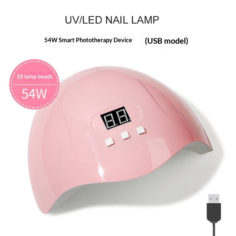 Nail Phototherapy Machine USB Nail Lamp 12 UV LEDs Light Curing 36W Nail Polish Gel Infrared Sensor Varnish Cured Machine Nail