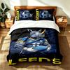 Leeds Rhinos (1) 3pc Set Suitable for Master Bedrooms Soft and Comfortable an Ideal Gift for Family and Friends Includes One Duvet Cover and Two Pillo