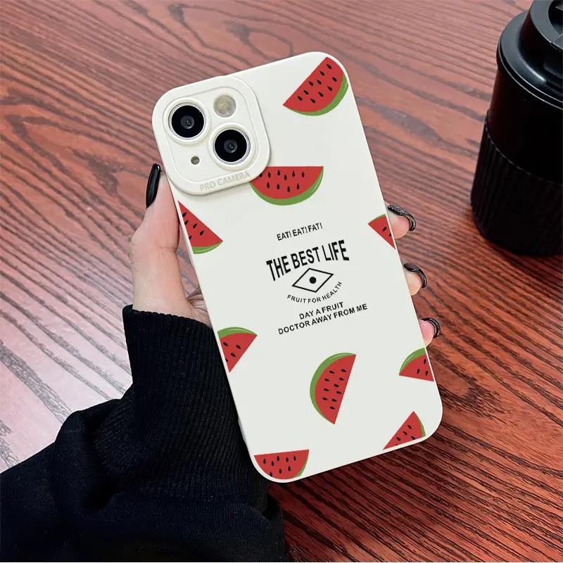 Case For iPhone 17 16 15 Case iPhone 14 Pro Max Cases Vibrant Orange Fruit Graphic Case For iPhone 16 Plus 16E 16 13 12 11 Cover