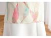 Women's 2025 New Style Contrast Color Chiffon Short-Sleeved Pullover Top