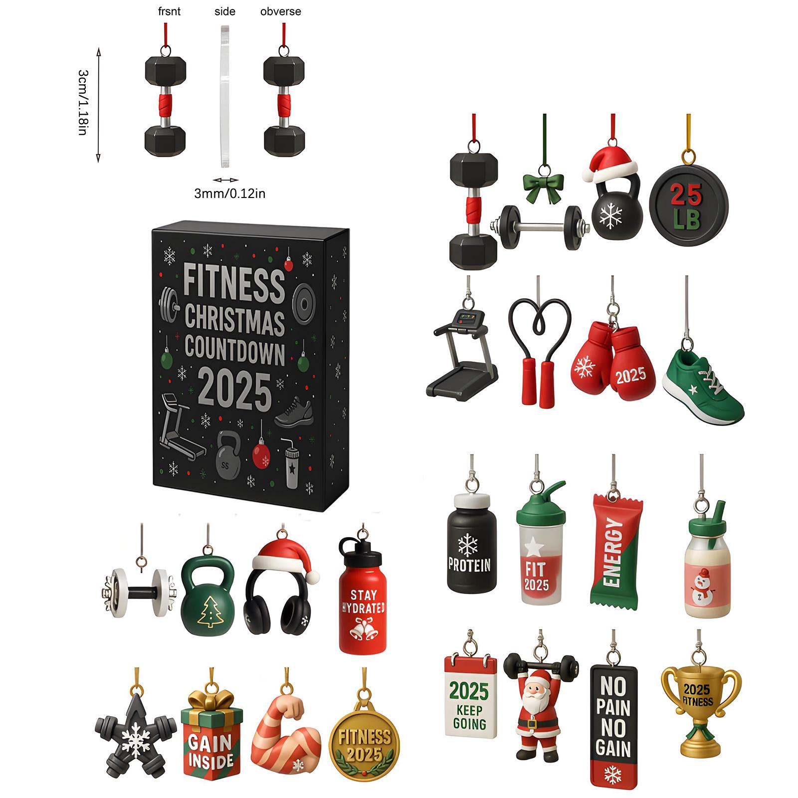 

Календарь обратного отсчета включает 24 подарка, календарь обратного отсчета и подарок-сюрприз One Size