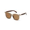 Square Sunglasses, Champagne Wood Grain Sunglasses For Women, Trendy Glasses For Men