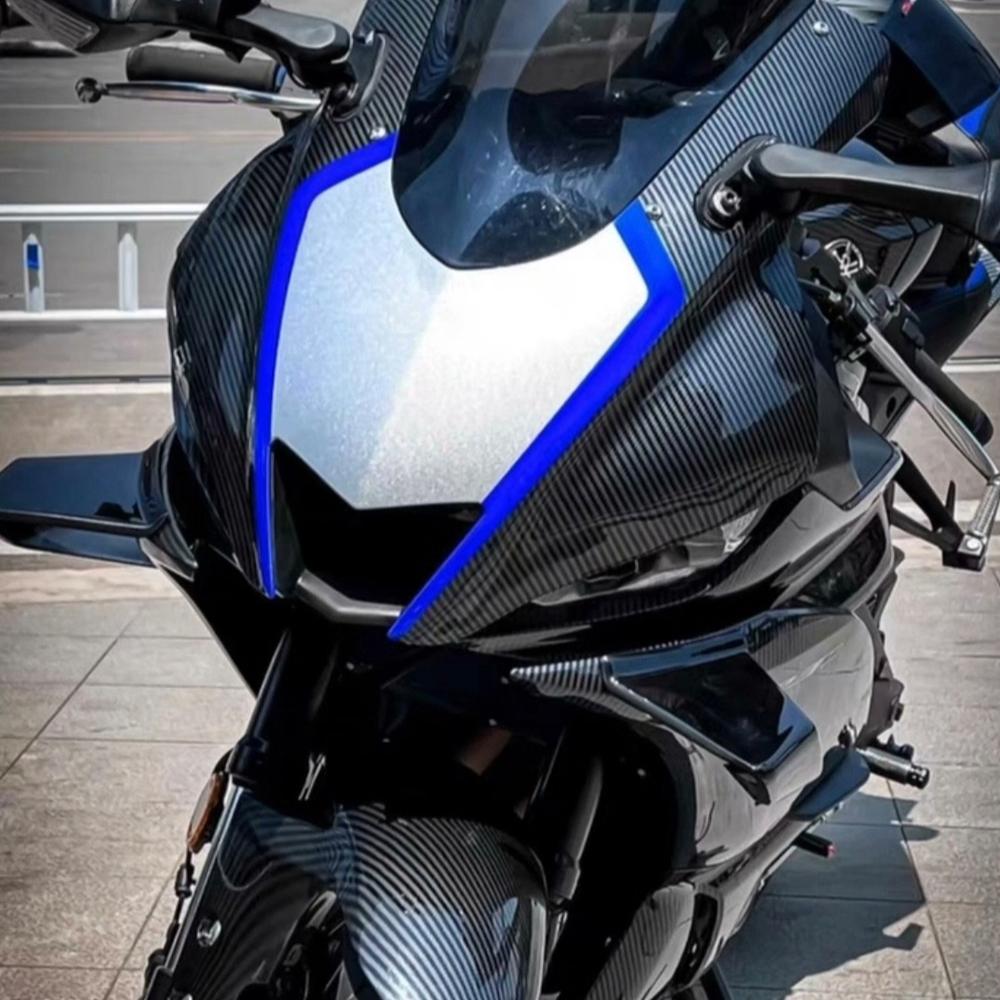 Für Motorrad Abtrieb Naked Frontspoiler Winglet Aerodynamischer Flügel YZFR3 2025 2024 YZFR25 YZF R3 R25 2025 2019-2024