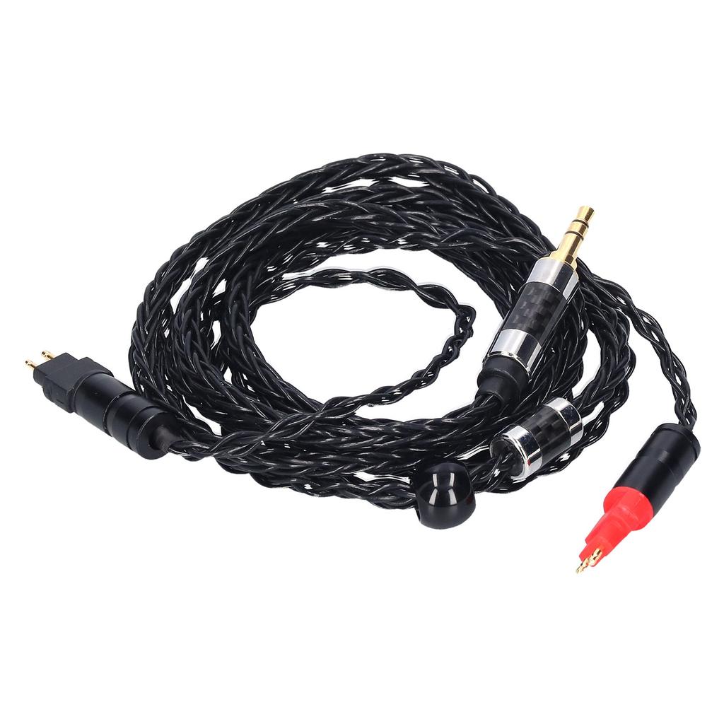 Double Needle 8 Core Balanced OCC Silver Plated O Cable for Sennheiser HD600 HD5803.5mm Stereo