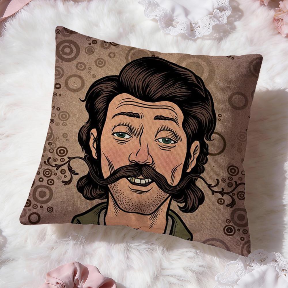 singer Father J-John MistyS Cushion Cover Premium Comfort Reversible Pillow Cove -Two in One Design for Any Room & Car Interior