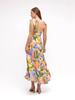 2026 European & American Holiday Style Print Linen Dress