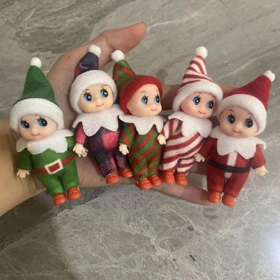 Elfų mažylių lėlės Kūdikių pliušinės lėlės Baby Elfas Mažos mergaitės ir berniukai Dovana ant lentynos Kalėdų Naujųjų Metų dekoracijos Namų dekoras