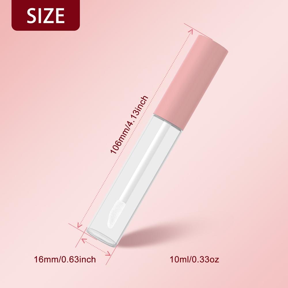 5pieces Beauty Container Portable Lip Gloss Tube Refillable Bottle Five Pieces Sample Vial For Makeup Kit Cosmetic Samples