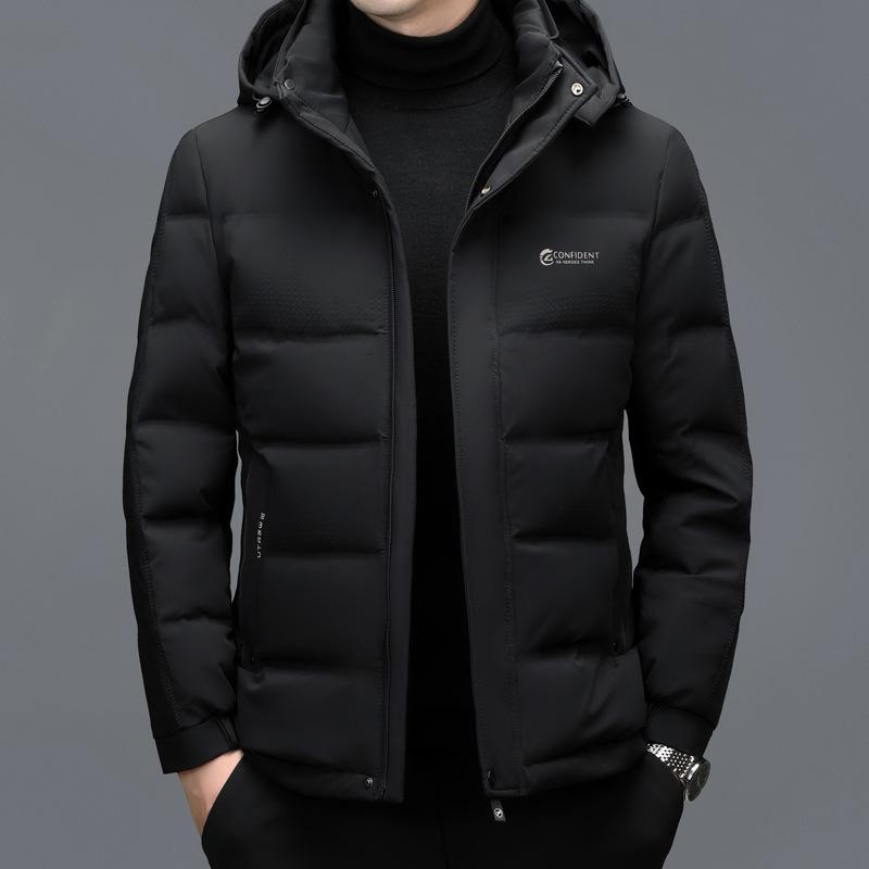 

Winter Down Jacket for Men, Middle-aged and Elderly Dads, Plus Size Mid-length Jacket M