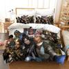 2026 APEX Heroes 3D Cartoon Duvet Cover Soft Skin-Friendly Breathable Bedding Set with Zipper for Kids Boys Girls Bedroom Decor