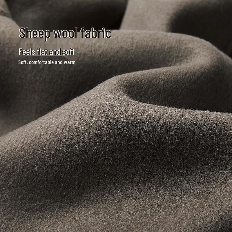 HLA Herren Wintermantel aus Wollmischung in mittlerer Länge