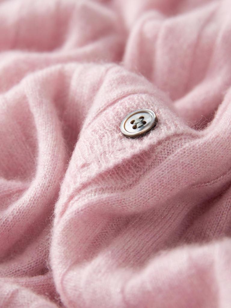 100% Pure Cashmere Women's Slimming Round Neck Pullover - Fine-spun Knitwear for Autumn/Winter