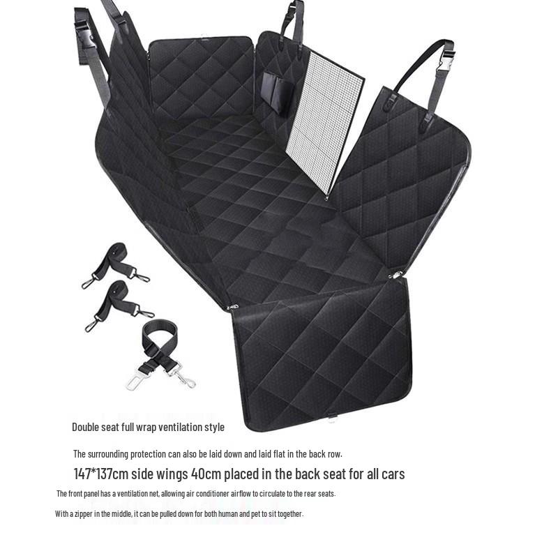 Waterproof Pet Car Seat Cover for Medium to Large Dogs – Dirt-Proof and Ideal for Back Seats.