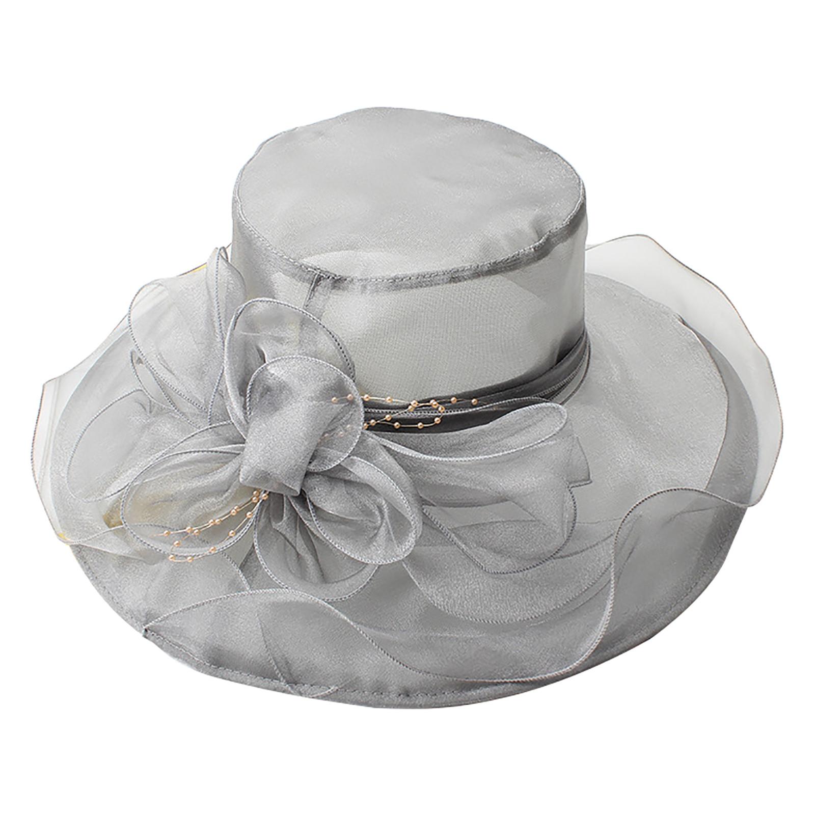 

Женская мода из органзы, церковный чародей, свадебное чаепитие, свадебная шляпа One Size