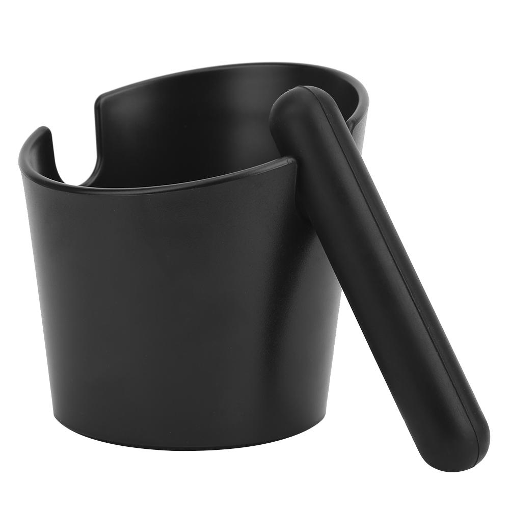 Coffee Knock Box Anti-Slip Coffee Slag Grounds Bucket with Rubber Bar Coffee Making