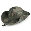Outdoor Zero Pressure Men's and Women's Camouflage Fisherman Hats with Large Eaves and Empty Roof Travel Hats