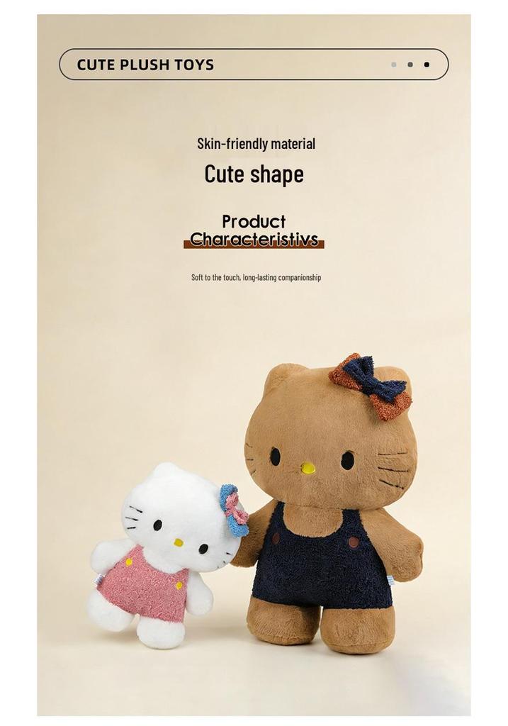 New Hello Kitty Plush Toy with Bow Tie