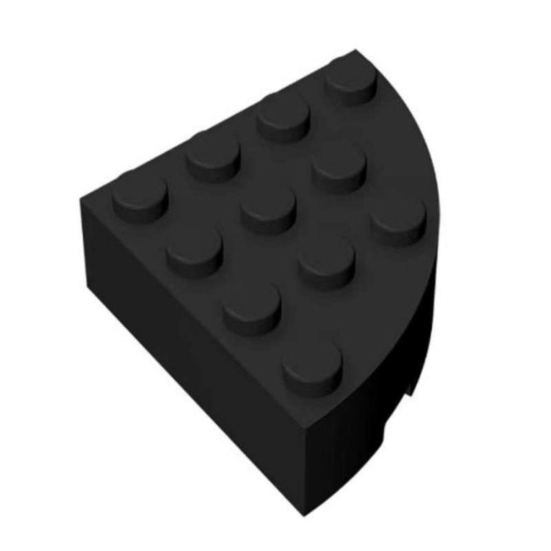 50g MOC 2577 Small Particle 4x4 1/4 Sector Brick Rounded Corner Building Blocks
