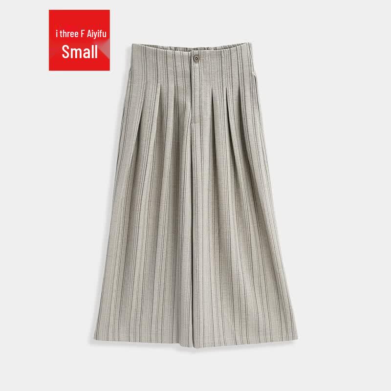 IEF Petite Striped Wide-Leg Pants XS