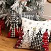 2Pcs 45x45cm Xmas Throw Pillow Case Microfiber Pillow Shell Sofa Pillowcase  Children