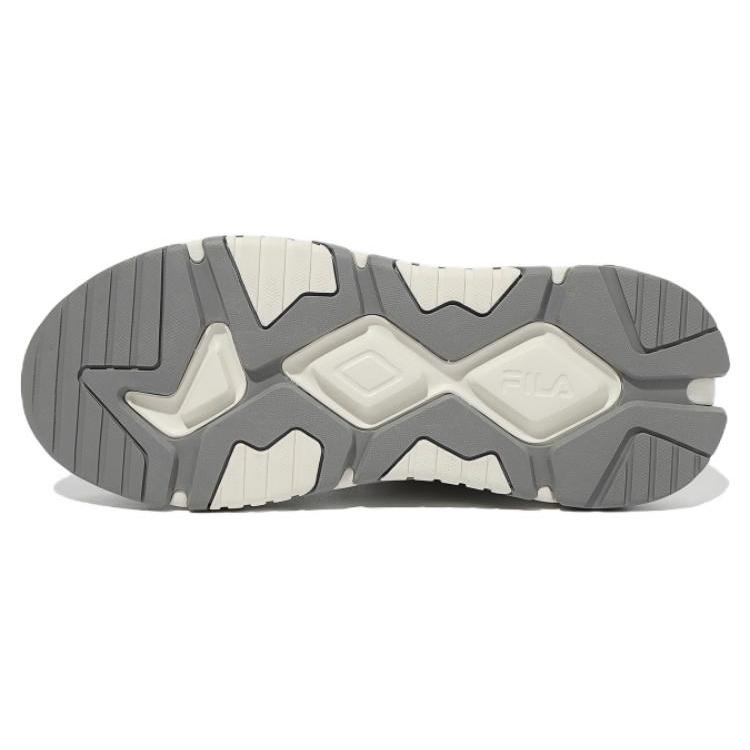 FILA Tiny Rumble Textile, Leather Low top Casual Shoes Unisex Greige Korean Style 1JM01825E_321